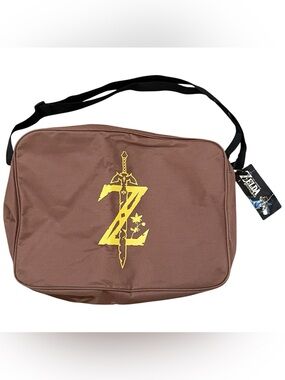 CultureFly Zelda Messenger Bag Unisex OS Brown Nintendo BOTW Crossbody